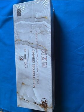Multi-Purpose Ceramic Hair Brush - White Marble